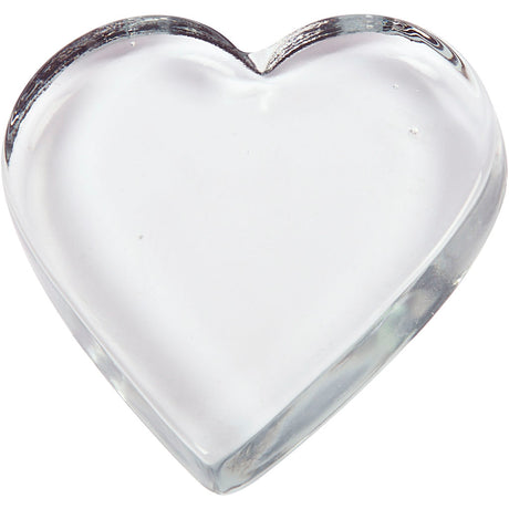 Kreativfirma Hart Glas transparent, 10x9cm