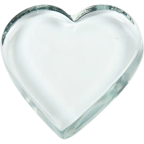 Kreativfirma Hart Glas transparent, 10x9cm