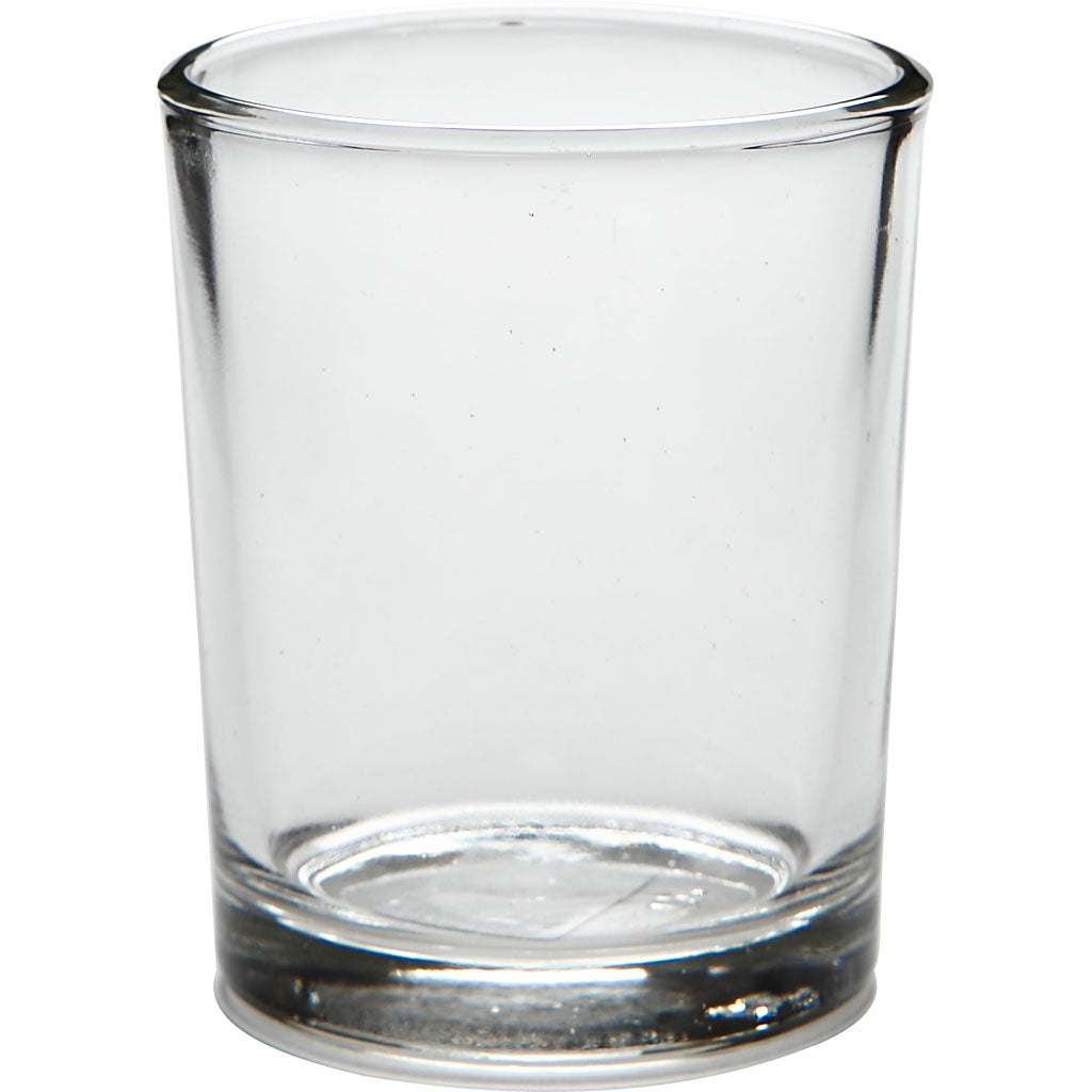 Creativ Company Teelicht, H: 6,5 cm, T 4,5-5,5 cm, 120 ml, 12 Stück 1 Box