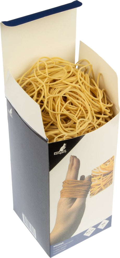 Känguru-Gummiband – Nr. 20 - 90 x 1.5mm - 500 grams - natural