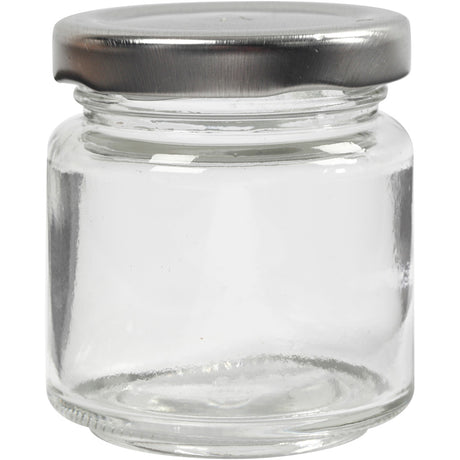 Kreativunternehmen https: www.cchobby.nl glass-jar-h-6-5-cm-d-5-7-cm-100-ml-transparent-12-piece-1-box