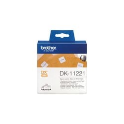 Labels dk11221 Brother 1000 Stück 23x23mm weiß