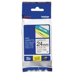 Brother Etikettenband tze251 24mmx8m schwarz und weiß