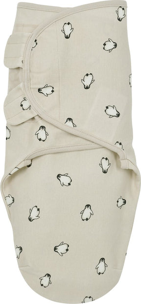 Meyco Baby-Pinguin-Wickeldecke – weicher Sand – 0–3 Monate – 1,0 Tog