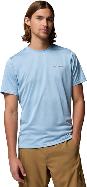 Columbia Hike™ Crew Herren-Outdoor-Shirt – Ripple Blue Heather