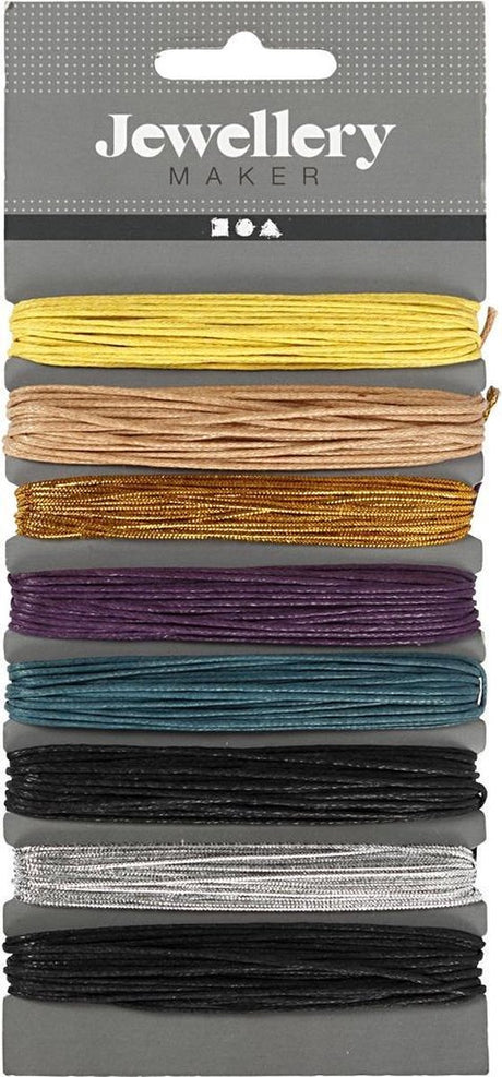 Kreativfirma Baumwollkabel verschiedene Farben, 8x5m