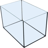 Aquarium mit schwarzem Kit
