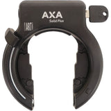Axa Solid Ringslot - hoher Qualitätsrahmenschlitz, extra breites Öffnen, Kunst 2 Sterne, schwarz - 58 mm