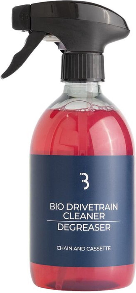 Bbb Cycling Bio Antriebsstrang-Reinigungsspray – Fahrradkettenreiniger – pflanzlicher Kettenentfetter in praktischer Sprühflasche – geeignet für Ketten-, Kassetten- und Antriebsstrangteile – 500 ml – btl-250s