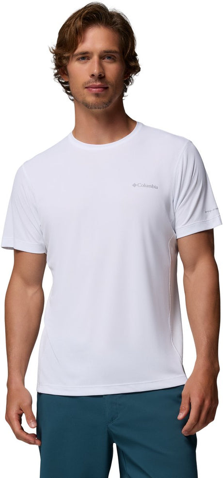 Columbia Zero Rules™ Light SS Crew Herren-Outdoor-Shirt – Weiß