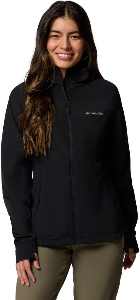 Columbia Sweet As™ III Kapuzen-Softshell-Damen-Outdoorjacke – Schwarz
