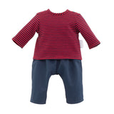 Corolle Mon Grand Poupon Poppen Outfit gestreift