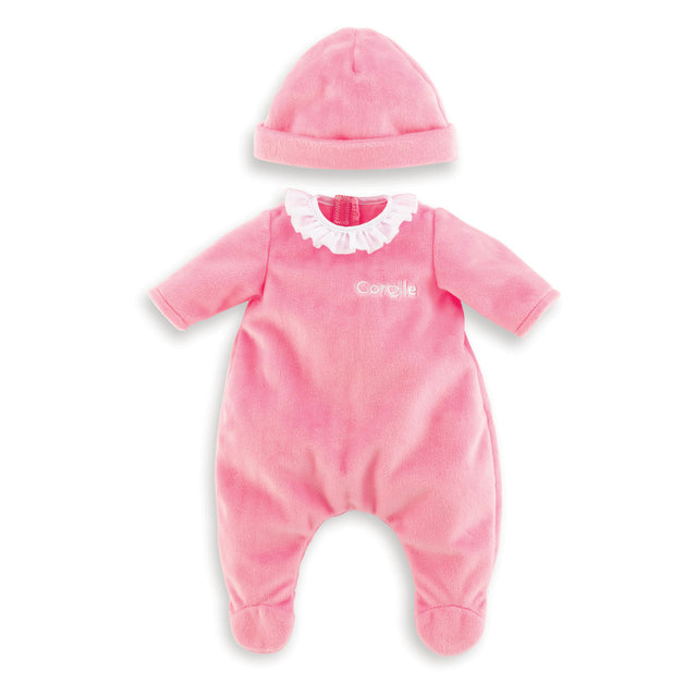 Corolle mon grand poupon pyjama mit hut rosa babypuppe 36 cm