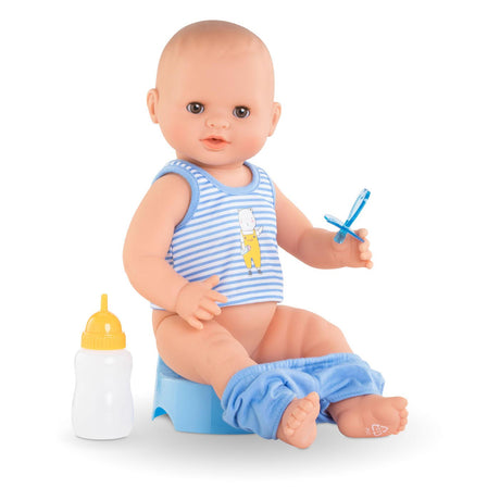 Corolle Mon Grand Poupon Trinken und Plaspop - Paul, 36 cm