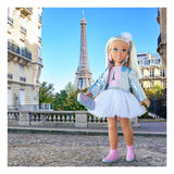 Corolle Modepuppe Valentine Paris Fashion Week Set – Puppe mit Accessoires.