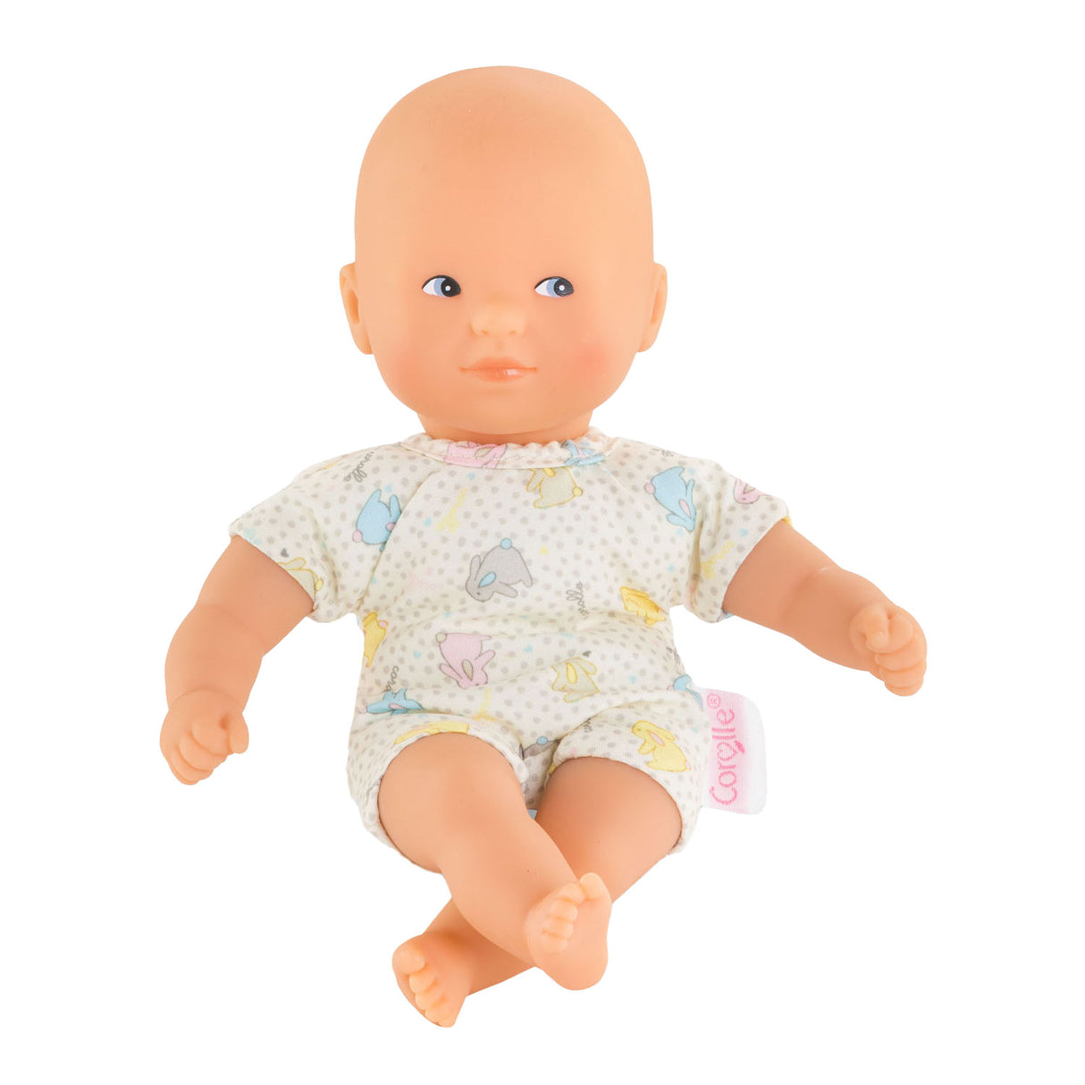 Corolle Babypuppe Mini Calin Kaninchen blaue Augen 20 cm – Vanilleduft.