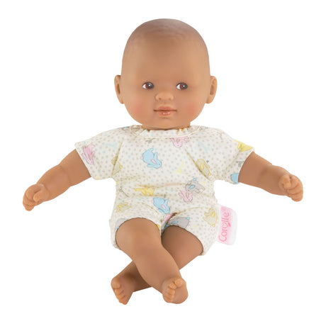 Corolle Babypuppe Mini Calin Kaninchen braune Augen 20 cm – Puppe für Kinder.