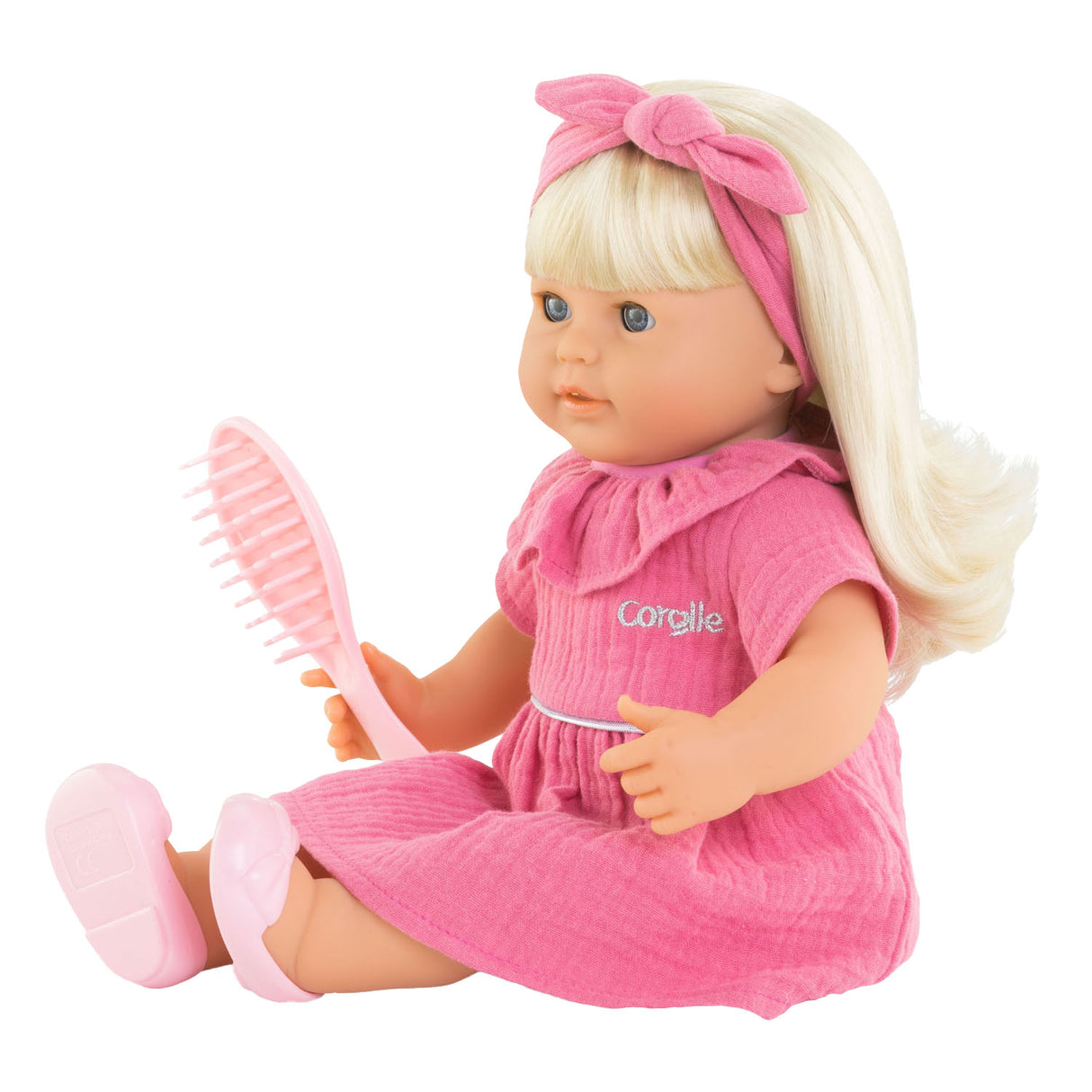 Corolle Mon Grand Poupon Babypuppe mit langen Haaren – Jade, 36 cm