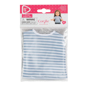 Corolle Ma Clothing gestreiftes T-Shirt – Grau 36 cm