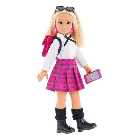 Corolle Mädchen-Puppenkleidung für englische Studenten – Modeaccessoires-Set 28 cm.