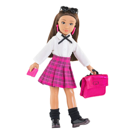 Corolle Mädchen-Puppenkleidung für englische Studenten – Modeaccessoires-Set 28 cm.