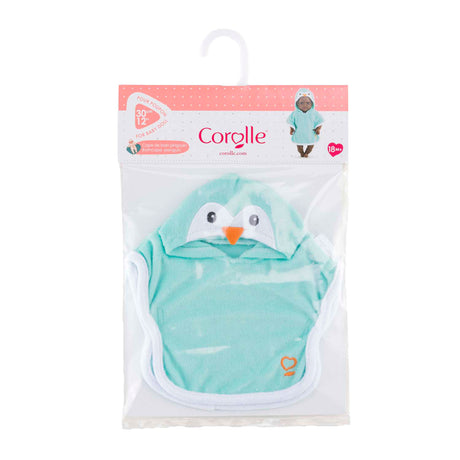 Corolle Badeumhang für Babypuppe – Pinguin, 30 cm