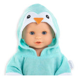 Corolle Badeumhang für Babypuppe – Pinguin, 36 cm