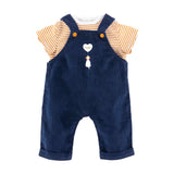 Corolle-T-Shirt und marineblauer Overall, 36 cm