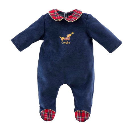 Corolle Puppenpyjama – Marineblau – Puppenkleidung 42 cm.