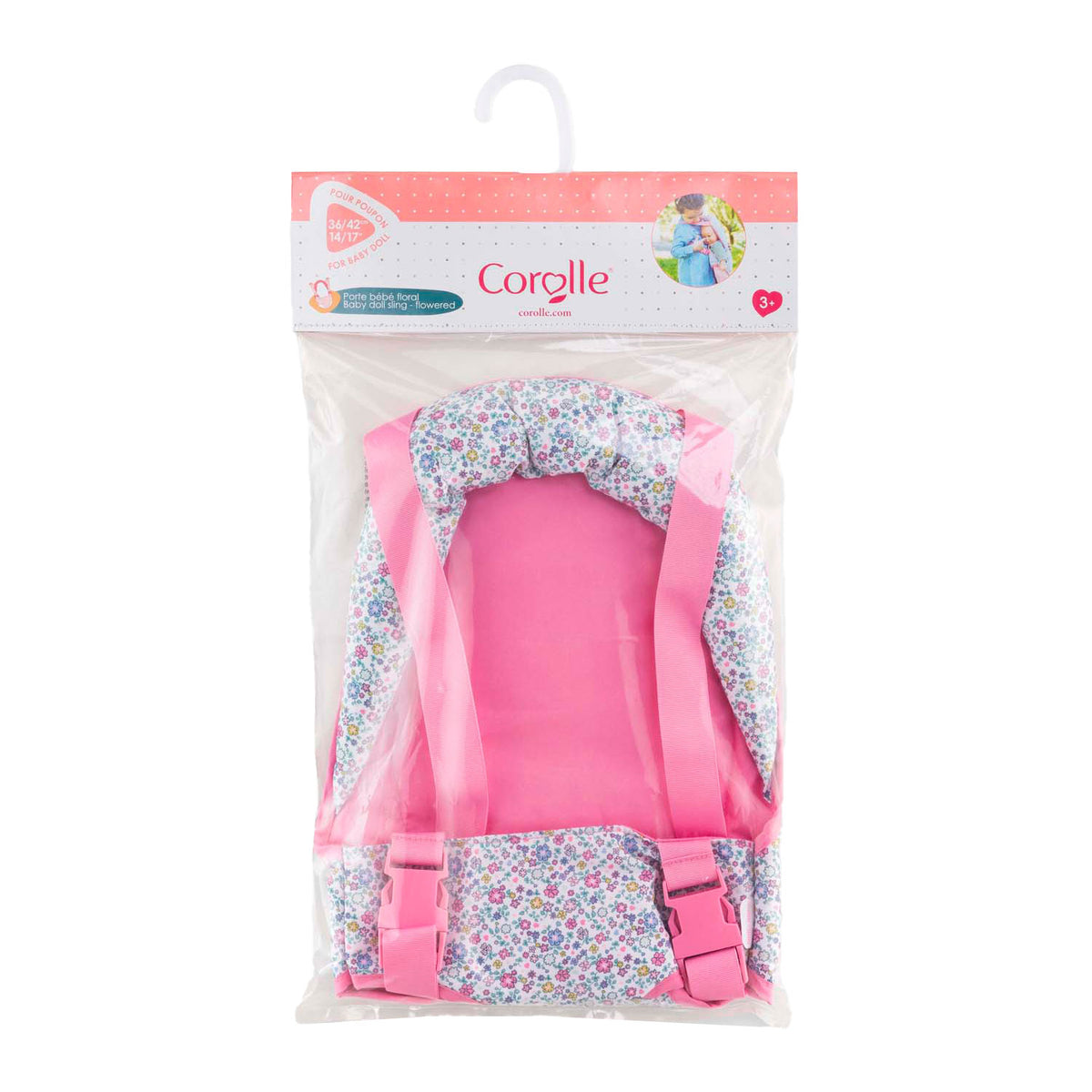 Corolle Babytrage Blumen für Babypuppen von 36-42cm