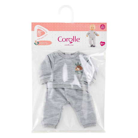 Corolle Puppenkleidung Jogginganzug grau 30cm - Puppenzubehör.
