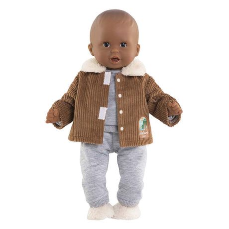 Corolle Puppenjacke Samt kleiner Entdecker 30cm braunes Fleece.