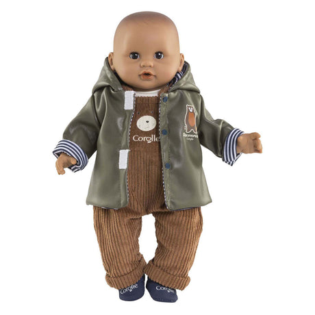 Regenmantel für Corolle-Puppe, wendbar – Puppenzubehör, 30 cm, wasserabweisend.