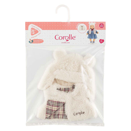 Corolle Puppen-Winterset 36 cm – Wendeweste und Bärenfell.
