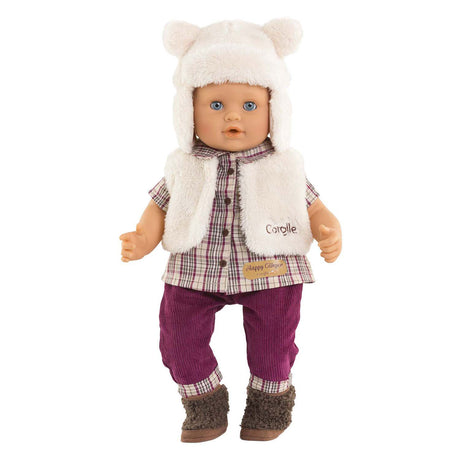 Corolle Puppen-Winterset 36 cm – Wendeweste und Bärenfell.