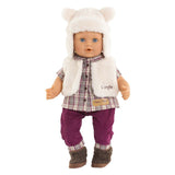 Corolle poppen winterset 36cm - omkeerbaar vestje en berenmuts.