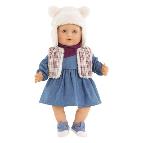 Corolle Puppen-Winterset 36 cm – Wendeweste und Bärenfell.