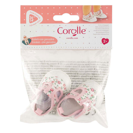 Corolle Puppenturnschuhe rosa Grenadine - Puppenzubehör 36cm.