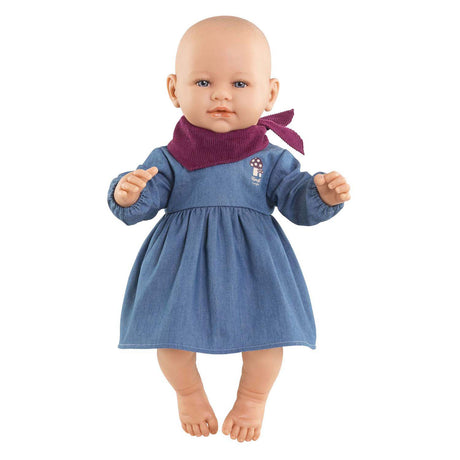 Corolle Puppenkleid Jeans mit Schal für Babypuppe 42cm - Puppenkleidung.
