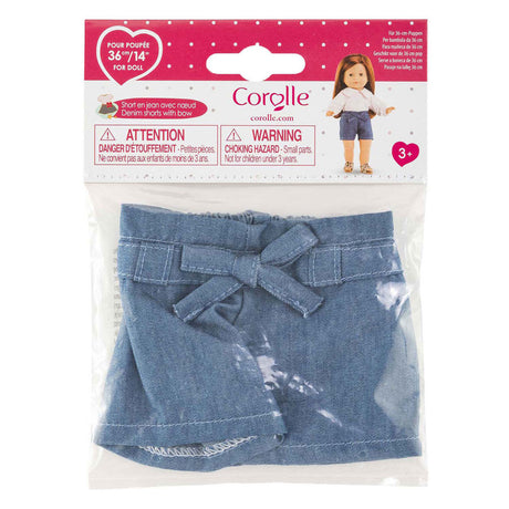 Corolle Ma Doll Jeansshorts mit Schleife – 36 cm