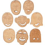 Creativ Firmenmasken, Größe 5,5-7 cm, Stärke 4 mm, 24 Stück, 1 Box