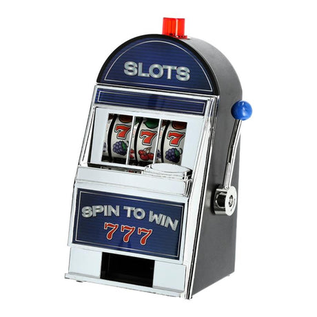 Cepewa Spardose Obstautomat mit Glocke und LED 10x19x9,5cm (exkl. 2x AA Batterie)