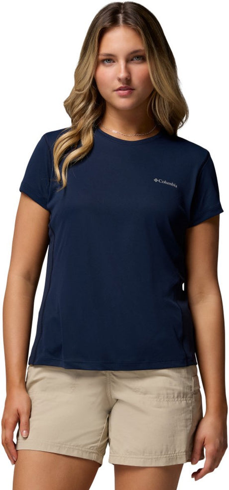 Columbia Zero Rules™ Light SS Crew Damen-Outdoor-Shirt – College Navy