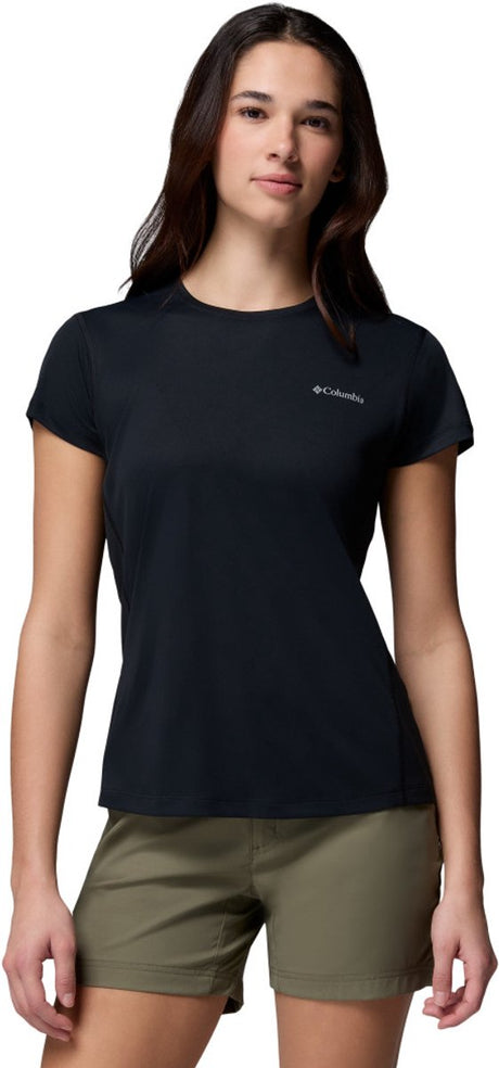 Columbia Zero Rules™ Light SS Crew Damen-Outdoor-Shirt – Schwarz