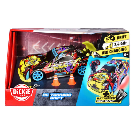 Dickie RC Steerable Auto Tornado Drift RTR