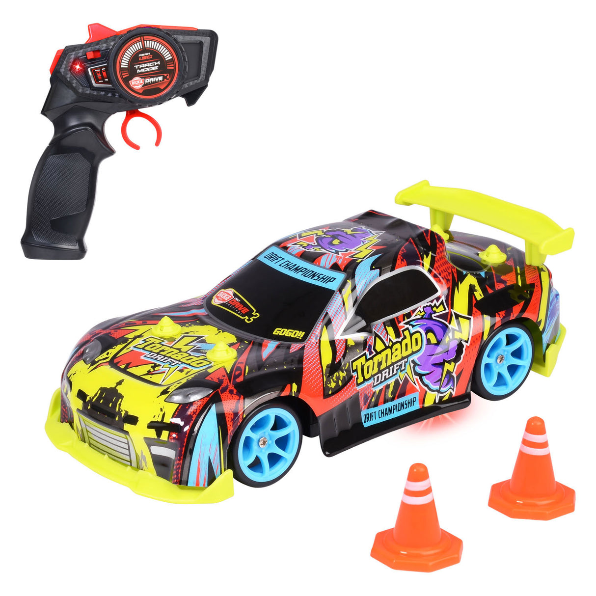 Dickie RC Steerable Auto Tornado Drift RTR