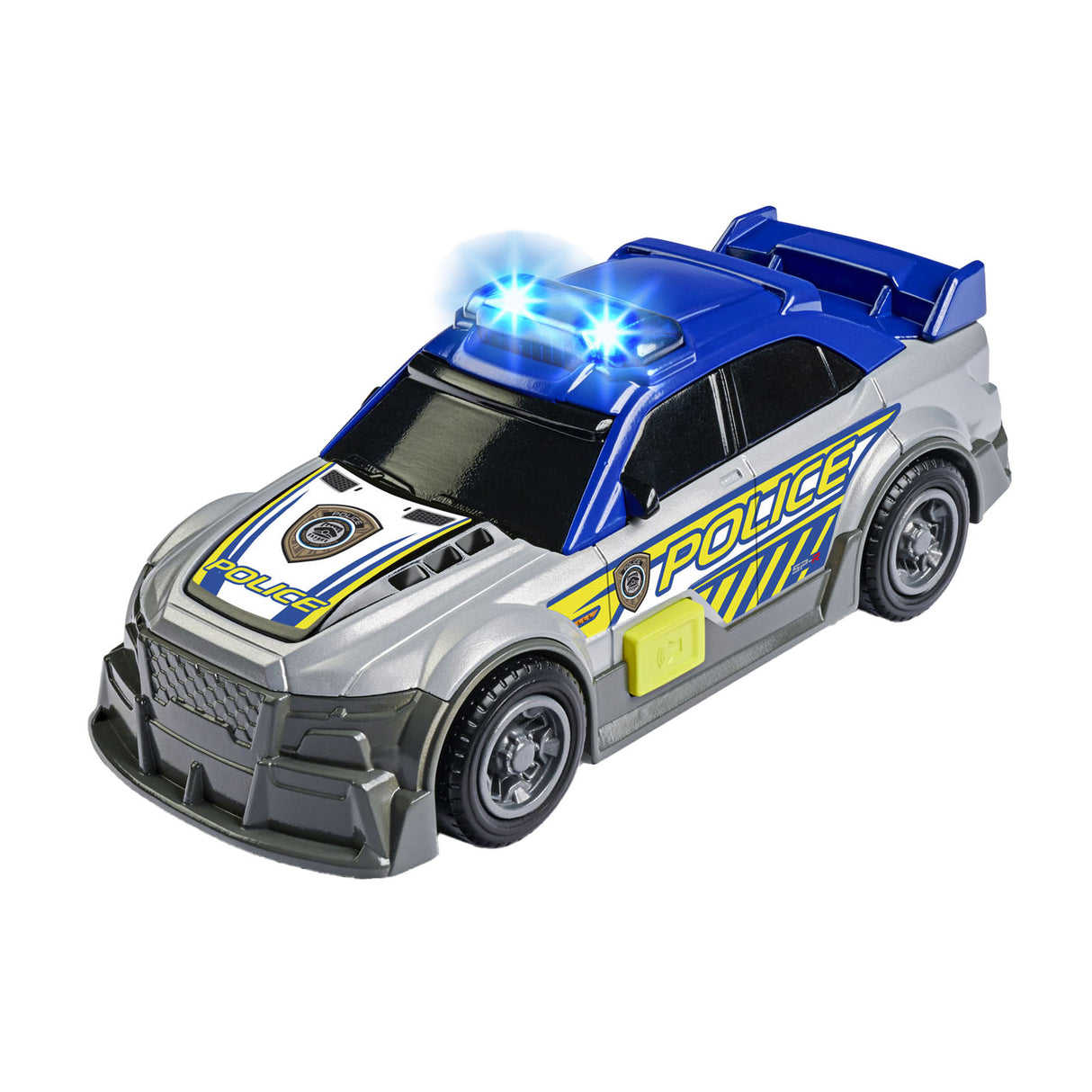 Dickie Police Car grau mit Licht und Geräusch