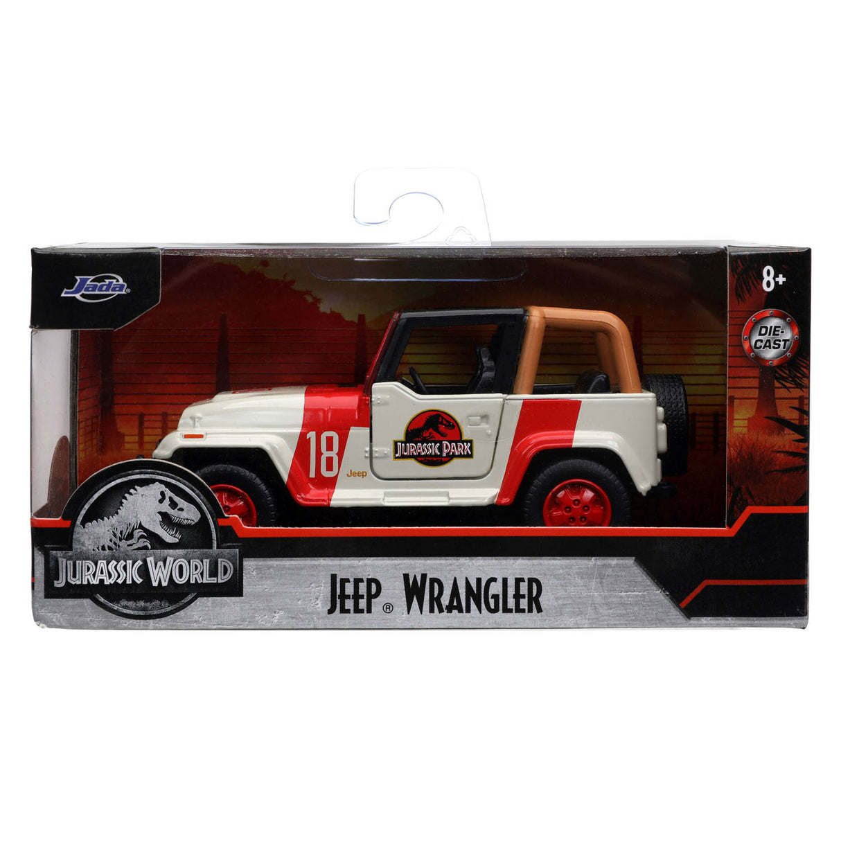Jada Toys Jada Jurassic World Jeep Wrangler aus Druckguss im Maßstab 1:32