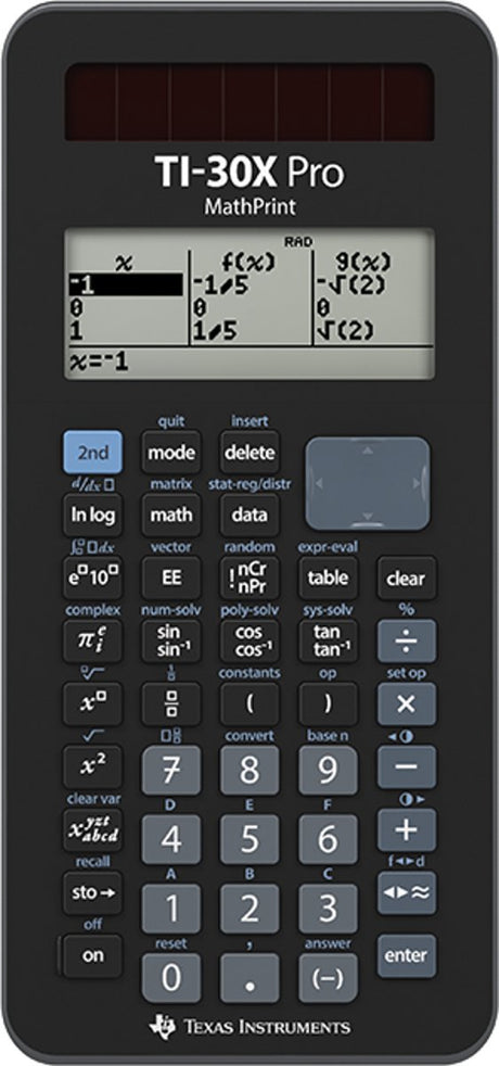 Texas Instruments ti-30x pro mathprint cas wissenschaftlicher Taschenrechner