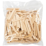 Creativ Company Eisstiele, L: 5,5 cm, B: 6 mm, natur, 400 Stück 1 Box